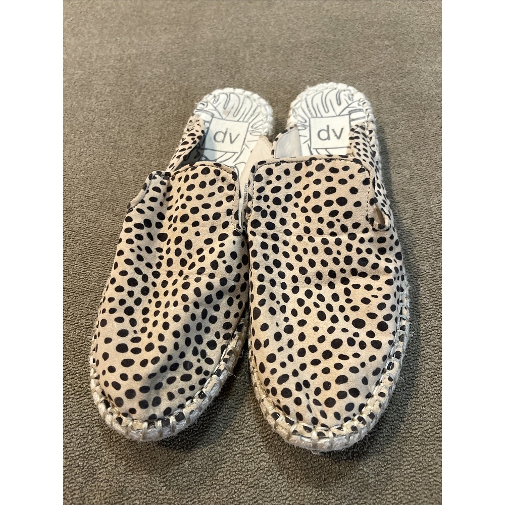 dv by Dolce Vita x Target Elaine 9 Mule Espadrilles Cheetah Spotted Tan (TD)